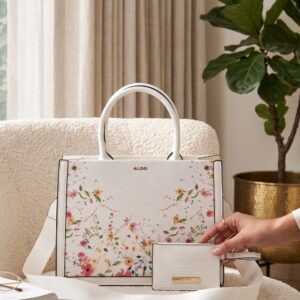 alddo floral design handbag with box 6683