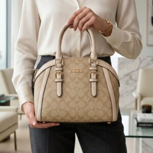 coac alma handbag with box 6691