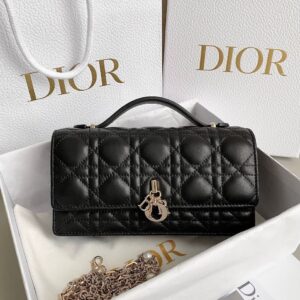 christian dioxr lady d joy style cannage lambskin leather chain shoulder bag 6699