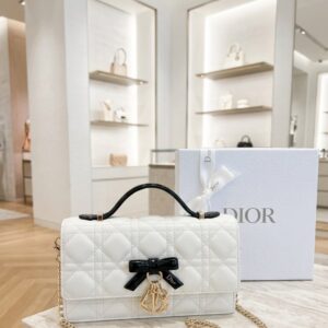 christian dioxr lady d joy style cannage lambskin leather chain shoulder bag 6700