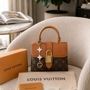 loui vuitton locky handbag with box 6588