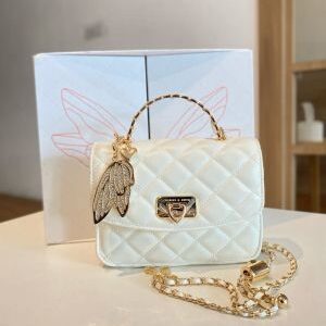 charle & keith hobo bag with og box (white) 5735