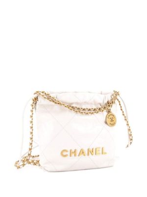 chane pre owned 22 chain hobo quilted calfskin mini crossbody bag with box 6619 chane pre owned 22 chain hobo quilted calfskin mini crossbody bag with box 6619