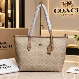 coac city hutton tote bag withbox 6703