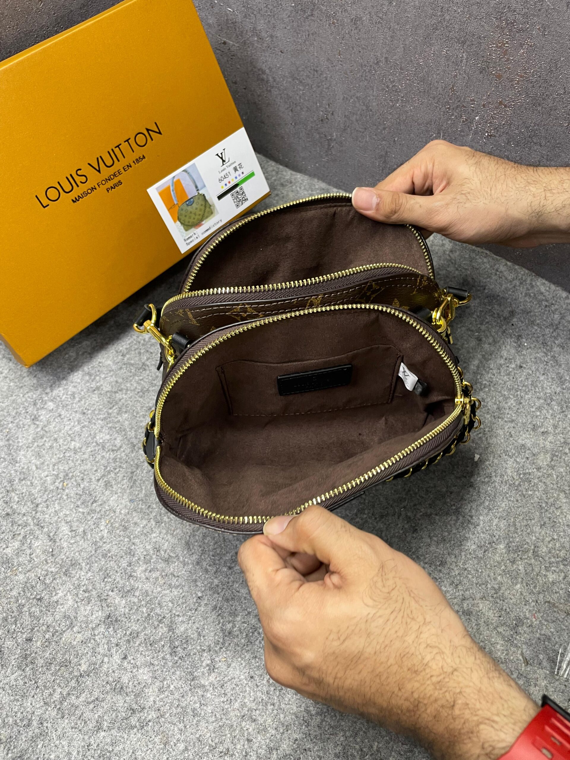 louiis vuitton be alma bag in monogram canvas dual tone top handle with og box dust cover & carry bag 60451 yellow flower monogram louiis vuitton be alma bag in monogram canvas dual tone top handle with og box dust cover & carry bag 60451 yellow flower monogram