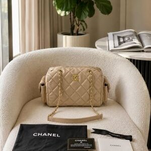 chane bowling quilted handbag with box 6668