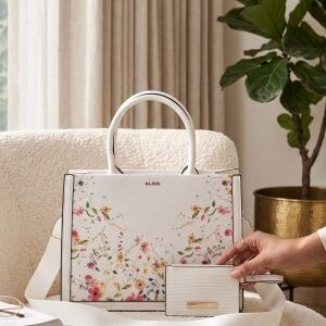 alddo floral design handbag with box 6683