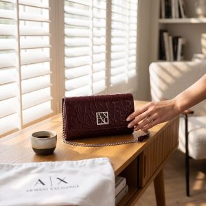 arma exchange wallet sling with original box & dustcover 6695 arma exchange wallet sling with original box & dustcover 6695