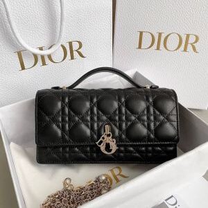 christian dioxr lady d joy style cannage lambskin leather chain shoulder bag 6699