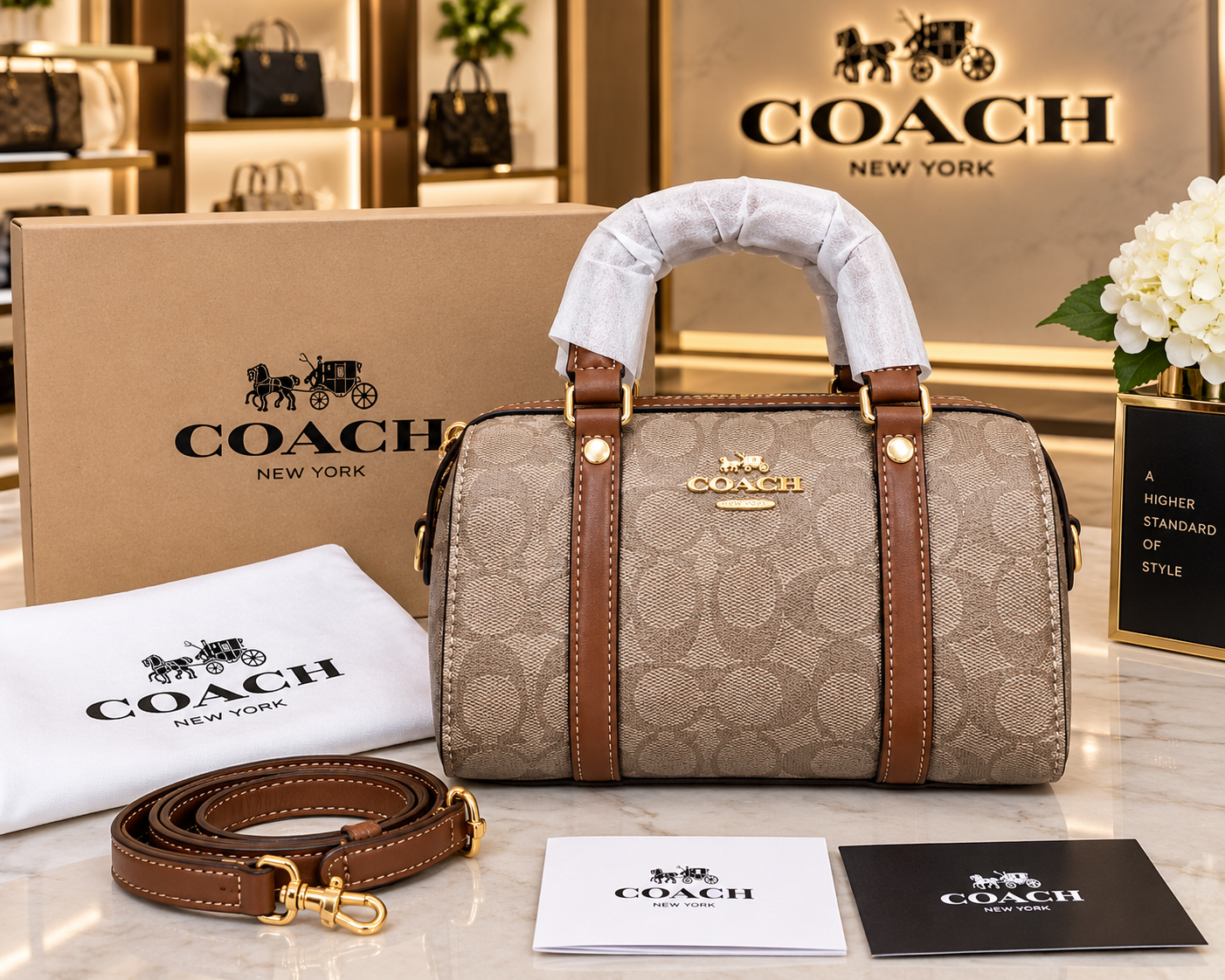 coac rowan speedy mini duffle bag with box 6750 coac rowan speedy mini duffle bag with box 6750