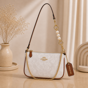 coac nolita classy flowe patch sling bag with box 6306